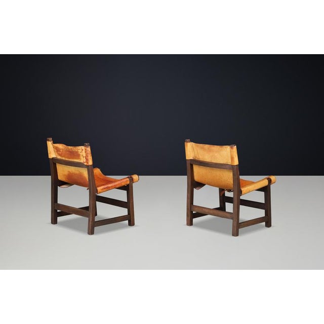 Wood Riaza Chico Chica Childrens Chairs by Paco Muñoz for Darro, Spain, 1960, Set of 2 For Sale - Image 7 of 17