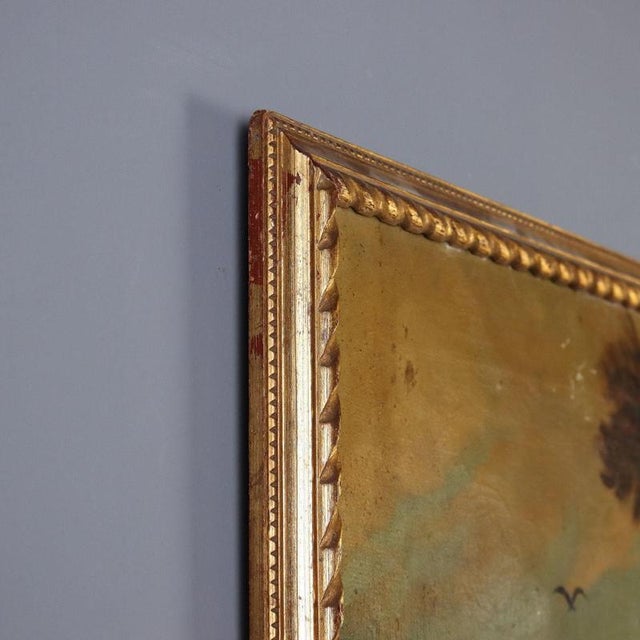 Landscape Composition, Oil Painting on Canvas, Framed For Sale - Image 11 of 13