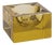 Vintage German Yellow Crystal Ashtray, 1960s For Sale