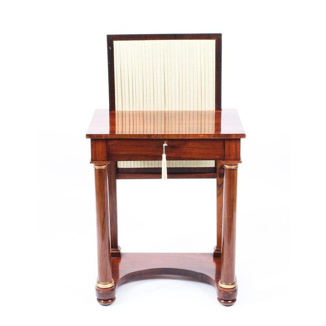 English Empire Console or Writing Table, 19th Century For Sale - Image 4 of 18