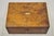 Antique English Victorian Burl Walnut Small Lap Desk Box With Fitted Interior For Sale - Image 4 of 12