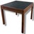 Mid-Century Modern Side Table with Black Inset Top For Sale - Image 5 of 9