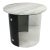 Space Age Marble and Lucite Side Table in the Style of Neal Small For Sale
