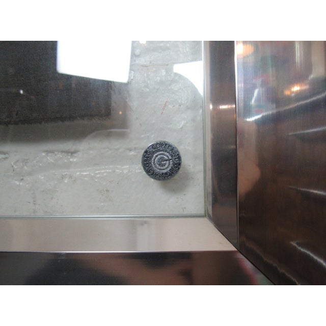 Metal Egyptian-Themed Framed Artwork For Sale - Image 7 of 8