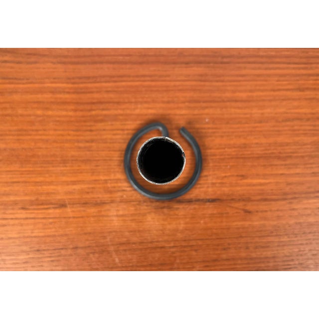 Mid-Century Modern Brutalist Wrought Iron Candleholder, 1960s For Sale - Image 7 of 10