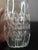 1960s 1960s Gorham Althea Diamond Pattern Crystal Elongated Vase For Sale - Image 5 of 6