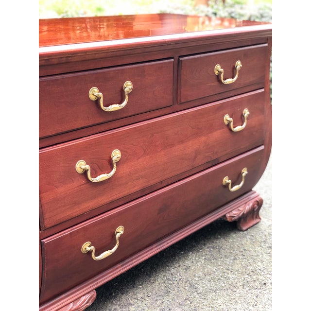 Pennsylvania House Four Drawer Cherry Bombe Chest Chairish