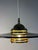 Small Vintage Pendant Lamp in Smoked Glass and Brass by Jan Eskil Eskilsson for Belid For Sale - Image 4 of 11
