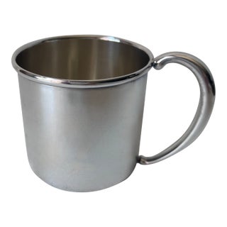 Vintage Sterling Silver Hallmarked Child's Cup For Sale