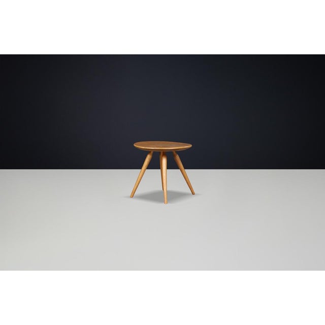 French Side Table in Ash, 1950s For Sale - Image 3 of 10