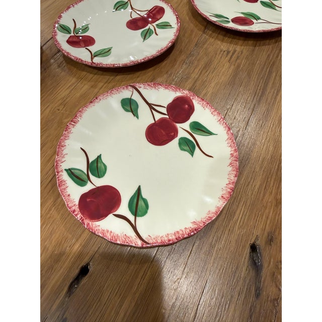 Add a charming touch of mid-century Americana to your tablescape with this vintage set of four bread and butter plates by...