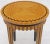 Mid 20th Century Artist Signed Pedestal Shape Side Table with Scallop Edge For Sale - Image 6 of 13