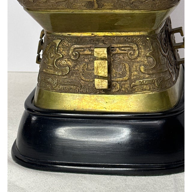 Vintage Warren Kessler Twin Dragon Lamp With Double Light For Sale - Image 16 of 16