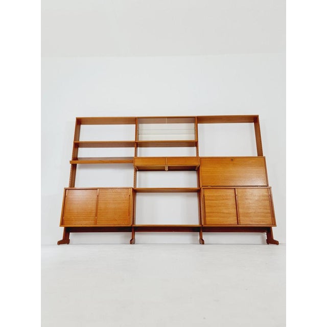 Danish Teak Room Divider from L CHR Larsen & Søn, 1960s For Sale - Image 3 of 11
