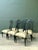 This elegant set of six dining chairs by Christopher Guy presents a refined interpretation of Art Nouveau through a...