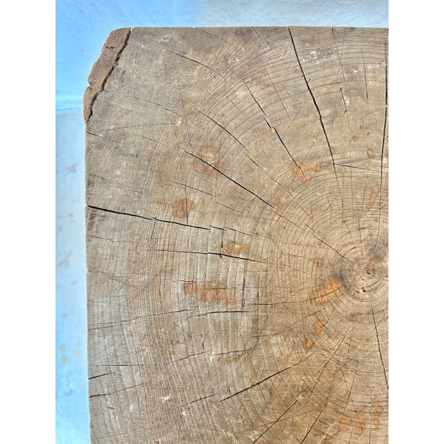 Brown Late 19th Century Rustic French Butcher Table For Sale - Image 8 of 13
