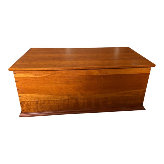 Vintage Harden Solid Cherry Blanket Chest With Drawer For Sale
