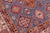 Shabby Chic Tribal Super Kazak Blue/Beige Wool Rug - 9'0'' X 12'1'' For Sale - Image 4 of 10