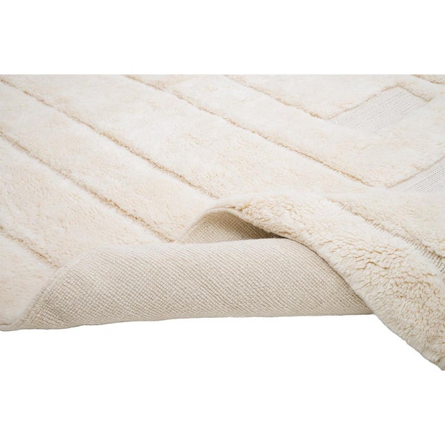 Hand-Knotted Wool Rug by Azele Studio For Sale - Image 4 of 11