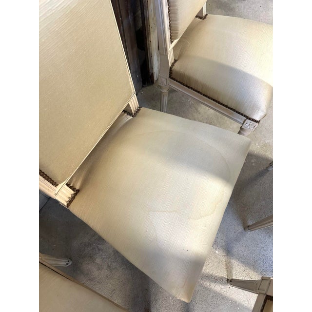1960s Vintage Louis XVI Style Chairs, 1960, Set of 6 For Sale - Image 5 of 11