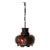 Ceramic Pendant Light Fixture Glazed Studio Pottery Ceiling Lamp Mid-Century Modern 1970s For Sale