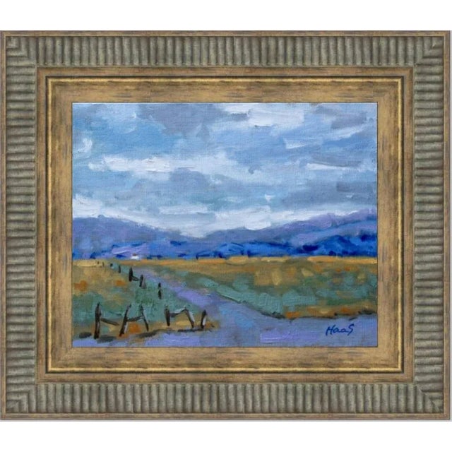 2020s "Crossroads, Reno Nevada" Contemporary Desert Landscape Oil Painting For Sale - Image 5 of 10