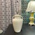 White Ceramic Amphora Style Lamp For Sale - Image 9 of 9