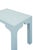 Contemporary Matthew Izzo Home Hannah Light Blue Linen Occasional Table For Sale - Image 3 of 6