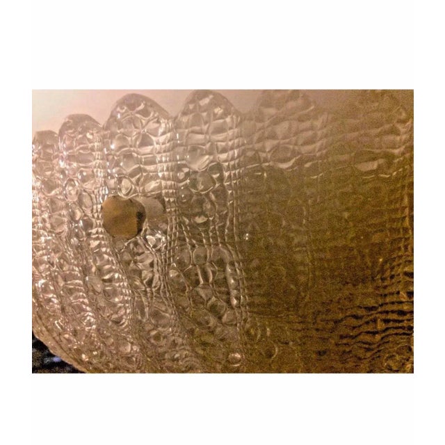 Mid-Century Modern 1960’s Swedish Orrefors Glass “Embassy” Chandelier For Sale - Image 3 of 13