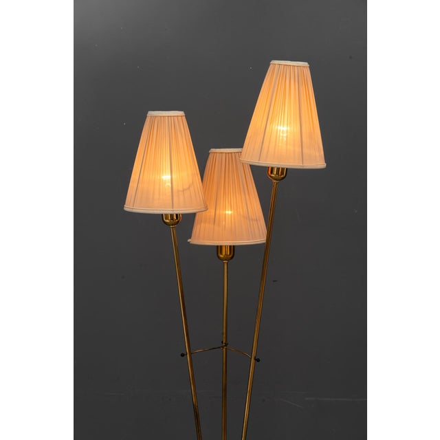 Floor Lamp with Fabric Shades by Rupert Nikoll, Vienna, Austria, 1960s For Sale - Image 10 of 14