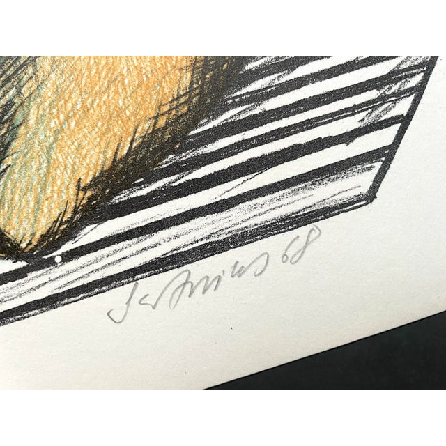 1960s Malte Sartorius, Composition, Original Serigraph, 1968 For Sale - Image 5 of 6