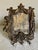 Antique Bronze Tabletop Picture Frame With Cupid and Harp For Sale In Philadelphia - Image 6 of 9