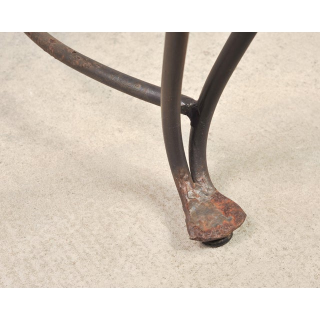 Set of Four Rose Tarlow Style Twig Iron Garden Dining Armchairs For Sale - Image 17 of 18