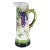 Antique Large Vienna Austria Hand-Painted Grape Tankard/Pitcher For Sale