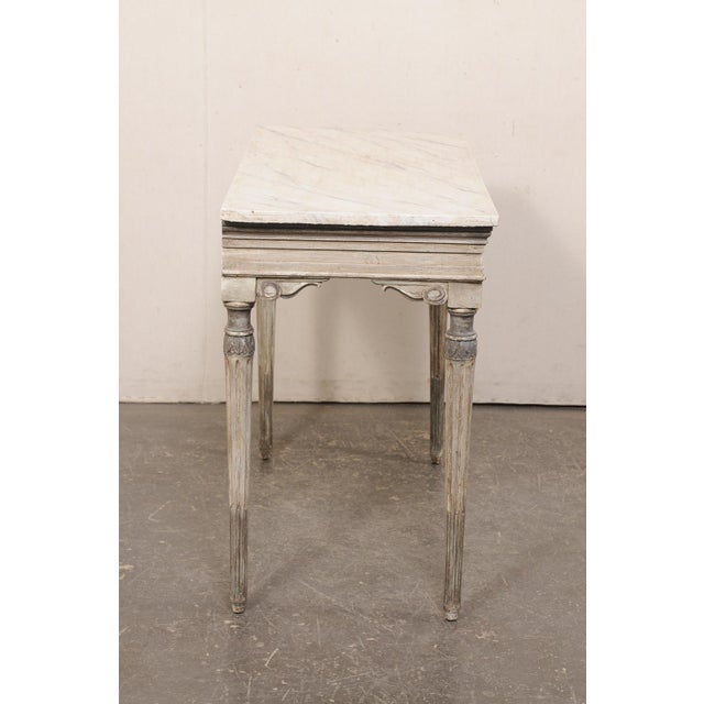 18th C. Italian Console W/Faux Marble Top For Sale - Image 11 of 12