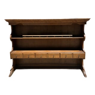 Vintage 1960s Ethan Allen by Baumritter Solid Maple Hutch – Early American Collection For Sale
