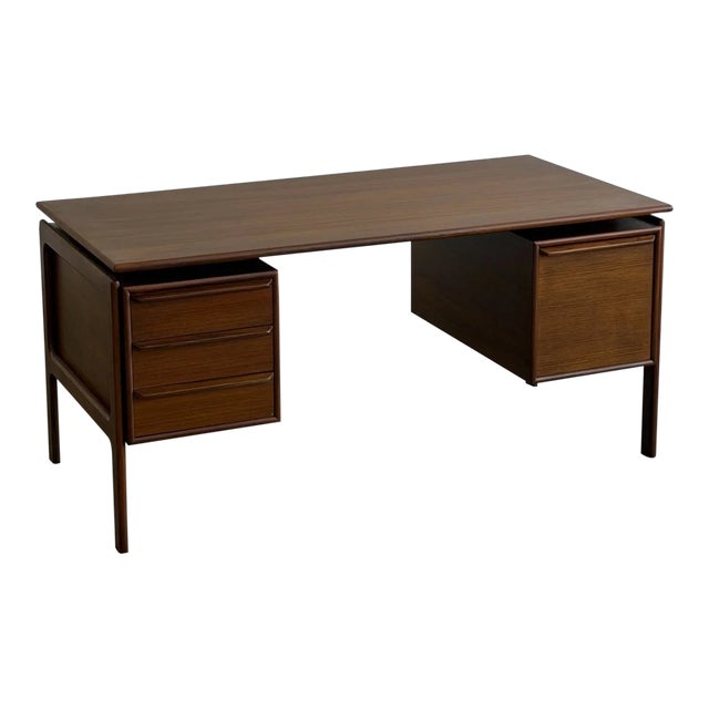 Danish Modern Floating Top Desk For Sale