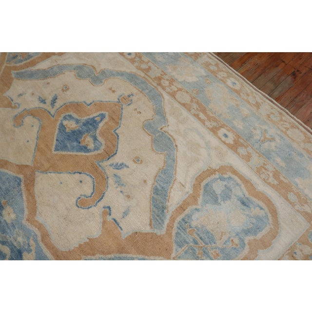 Mid 20th Century Vintage Zabihi Collection Turkish Room Size Rug - 10' x 12'6" For Sale - Image 5 of 12