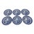 Vintage Blue Willow Churchill Bowls Made in Staffordshire England- a Set of 6 For Sale