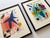 Joan Miro Vintage 1972 Mid Century Modernist Framed " Le Chanteur " and " l'Etoile Bleu " Original Lithograph Prints - Set of 2 For Sale - Image 14 of 18