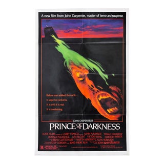Vintage Horror John Carpenter's Prince of Darkness Original One Sheet Movie Poster For Sale