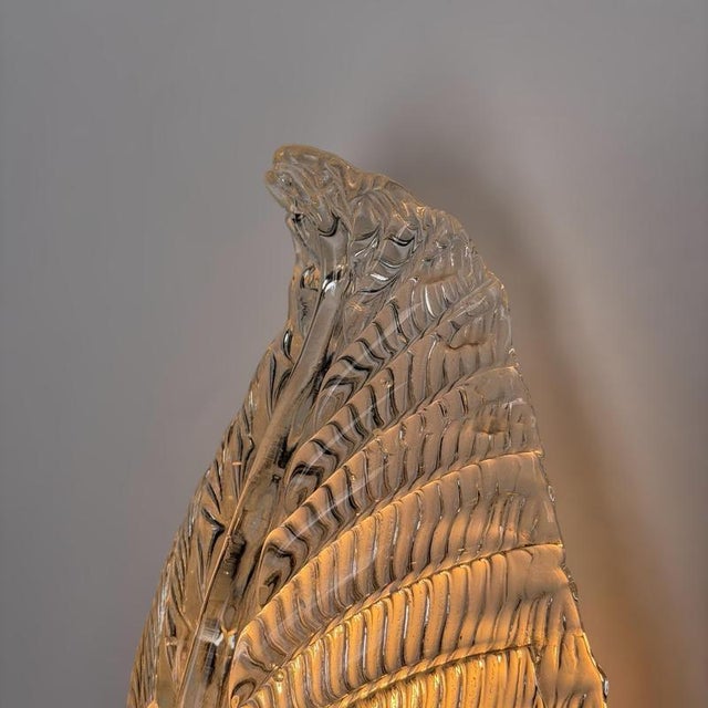 Foglia Murano Glass Wall Lights by Ercole Barovier for Barovier & Toso, 1940s, Set of 2 For Sale - Image 11 of 18