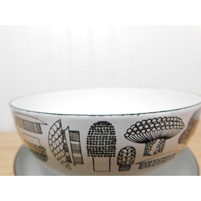 Vintage Finel Arabia Mushroom Salad Bowl Set & Canister, 1960s – Designed by Kaj Franck & Esteri Tomula For Sale - Image 9 of 18