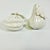 Late 1900s Vintage Hollywood Regency Boho Chic Fitz & Floyd Fig/Gourd Salt & Pepper Shakers - A Pair For Sale - Image 12 of 17