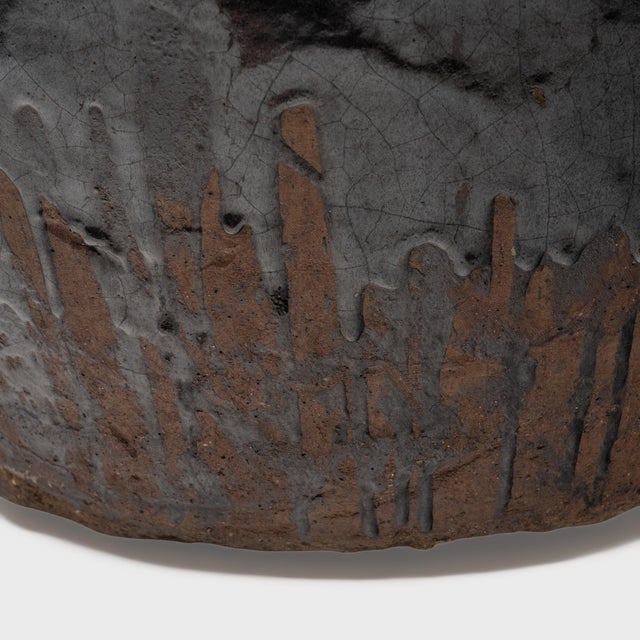 Late 19th Century Chinese Drip Glaze Pickling Jar, C. 1890 For Sale - Image 5 of 6