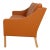 Model 2209 Sofa in Cognac Bison Leather by Børge Mogensen for Fredericia For Sale - Image 5 of 8