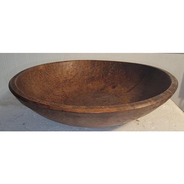 19th Century 19th Century Tiger Eye Maple Butter Bowl For Sale - Image 5 of 6