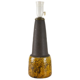 Vintage Danish Ceramic Table Lamp by Nils Kähler, 1960s. For Sale