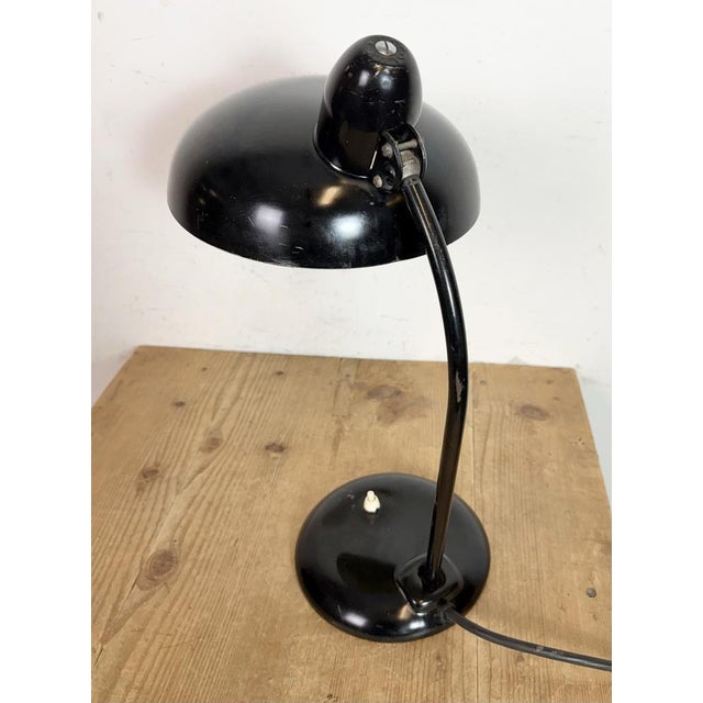 Industrial Bauhaus Black Table Lamp from Escolux, 1930s For Sale - Image 10 of 18