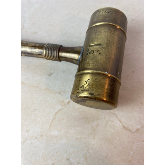 Early 20th Century Vintage Chase Usa Art Deco Brass Jigger With Bottle Opener For Sale - Image 5 of 7